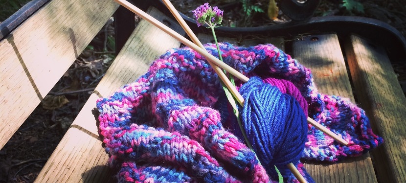 Stressed? Sit and Knit Awhile